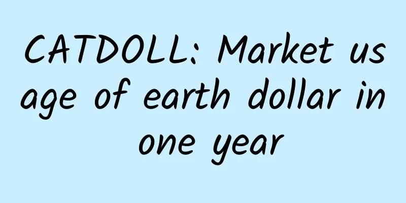 CATDOLL: Market usage of earth dollar in one year