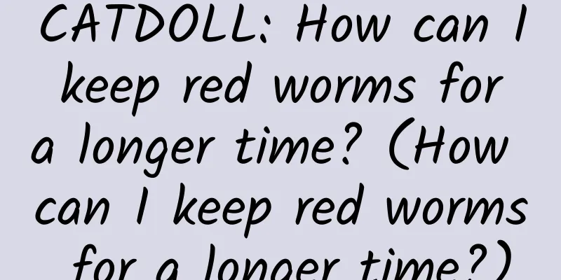CATDOLL: How can I keep red worms for a longer time? (How can I keep red worms for a longer time?)