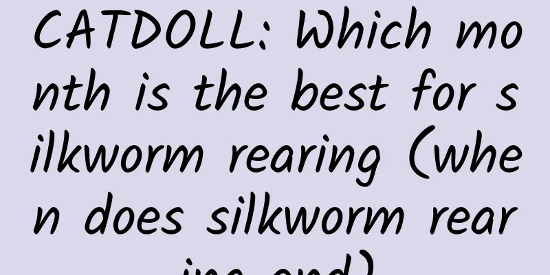 CATDOLL: Which month is the best for silkworm rearing (when does silkworm rearing end)