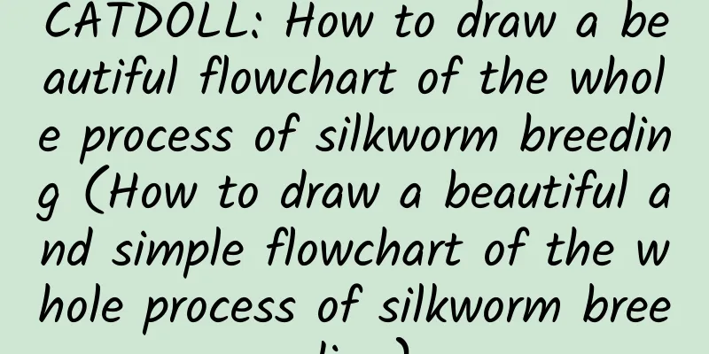CATDOLL: How to draw a beautiful flowchart of the whole process of silkworm breeding (How to draw a beautiful and simple flowchart of the whole process of silkworm breeding)