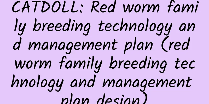 CATDOLL: Red worm family breeding technology and management plan (red worm family breeding technology and management plan design)