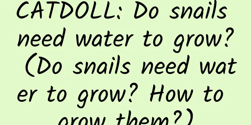 CATDOLL: Do snails need water to grow? (Do snails need water to grow? How to grow them?)