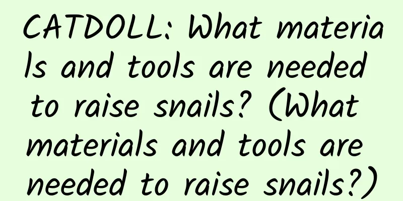 CATDOLL: What materials and tools are needed to raise snails? (What materials and tools are needed to raise snails?)