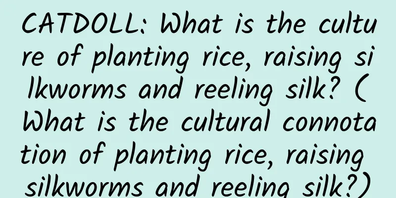 CATDOLL: What is the culture of planting rice, raising silkworms and reeling silk? (What is the cultural connotation of planting rice, raising silkworms and reeling silk?)