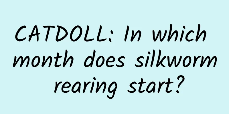 CATDOLL: In which month does silkworm rearing start?