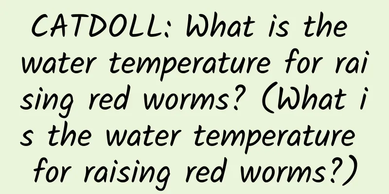 CATDOLL: What is the water temperature for raising red worms? (What is the water temperature for raising red worms?)