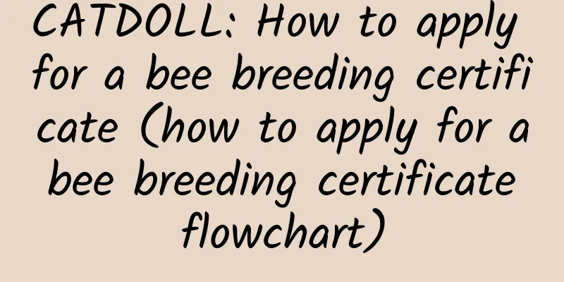 CATDOLL: How to apply for a bee breeding certificate (how to apply for a bee breeding certificate flowchart)