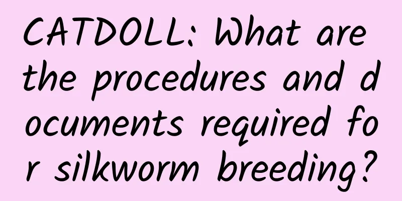 CATDOLL: What are the procedures and documents required for silkworm breeding?
