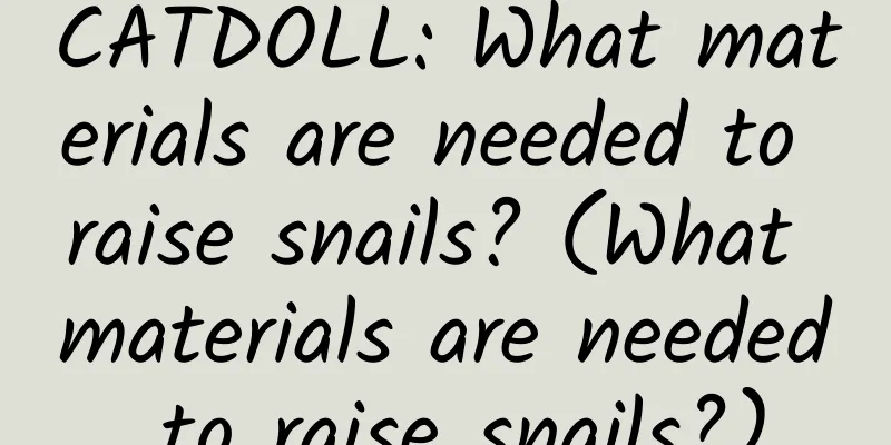 CATDOLL: What materials are needed to raise snails? (What materials are needed to raise snails?)