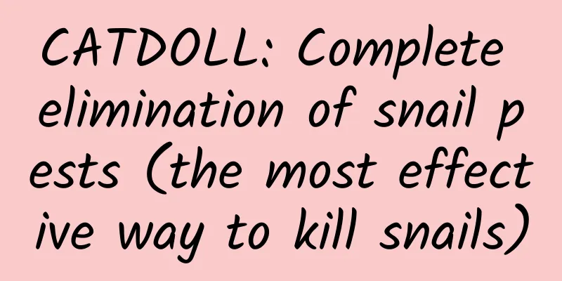 CATDOLL: Complete elimination of snail pests (the most effective way to kill snails)