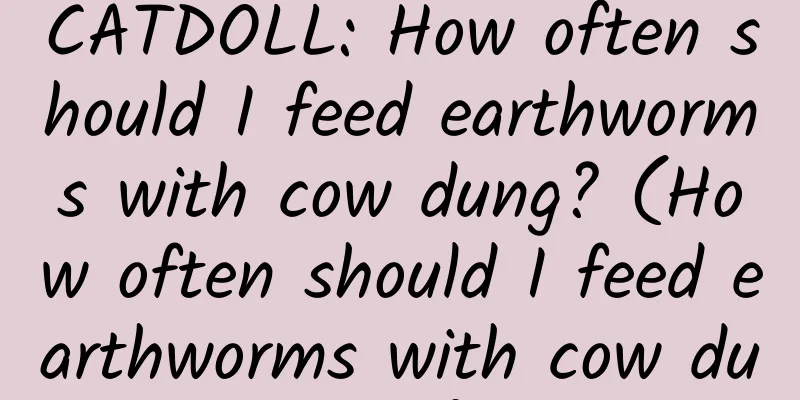 CATDOLL: How often should I feed earthworms with cow dung? (How often should I feed earthworms with cow dung?)