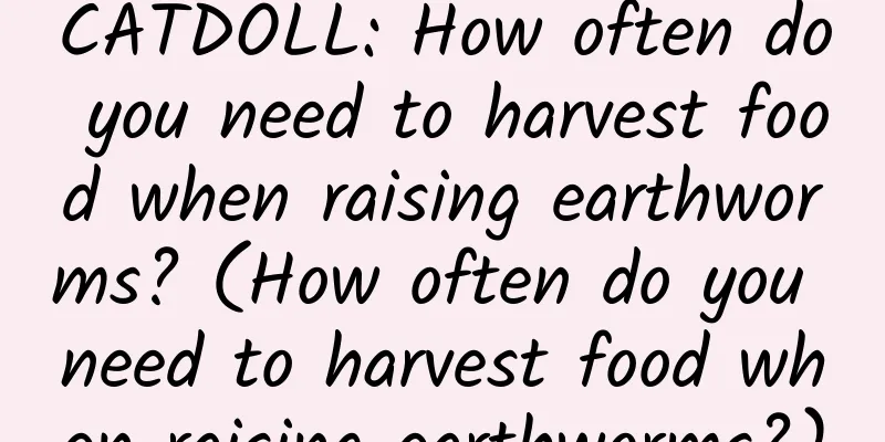 CATDOLL: How often do you need to harvest food when raising earthworms? (How often do you need to harvest food when raising earthworms?)