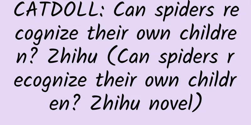 CATDOLL: Can spiders recognize their own children? Zhihu (Can spiders recognize their own children? Zhihu novel)