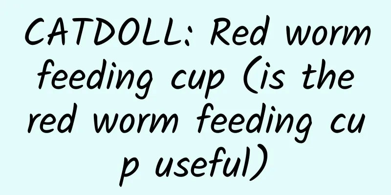 CATDOLL: Red worm feeding cup (is the red worm feeding cup useful)