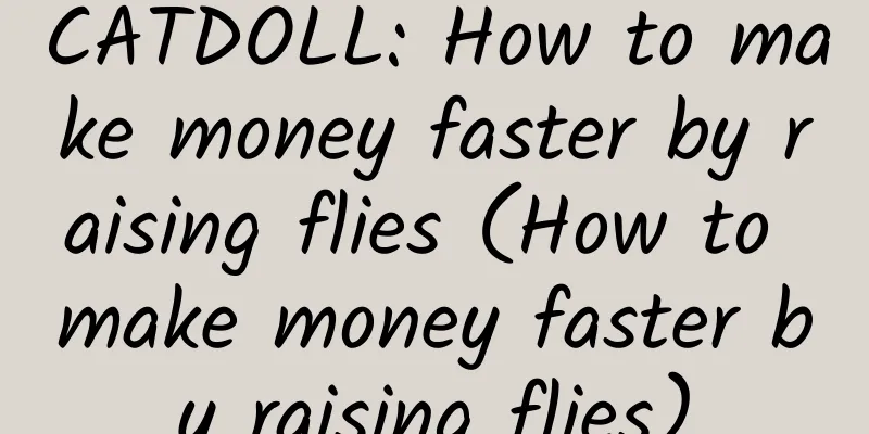 CATDOLL: How to make money faster by raising flies (How to make money faster by raising flies)