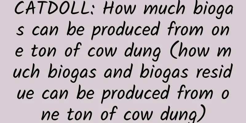 CATDOLL: How much biogas can be produced from one ton of cow dung (how much biogas and biogas residue can be produced from one ton of cow dung)