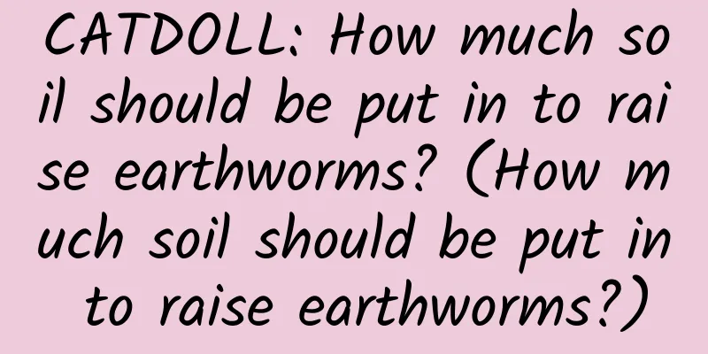 CATDOLL: How much soil should be put in to raise earthworms? (How much soil should be put in to raise earthworms?)