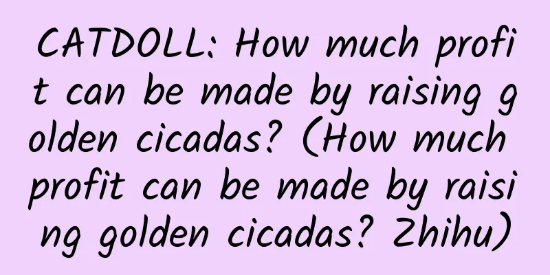 CATDOLL: How much profit can be made by raising golden cicadas? (How much profit can be made by raising golden cicadas? Zhihu)