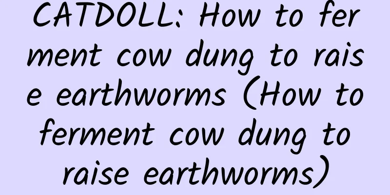 CATDOLL: How to ferment cow dung to raise earthworms (How to ferment cow dung to raise earthworms)