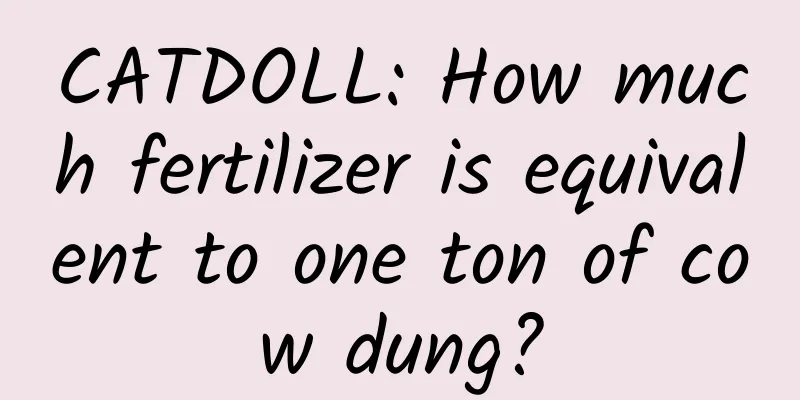 CATDOLL: How much fertilizer is equivalent to one ton of cow dung?