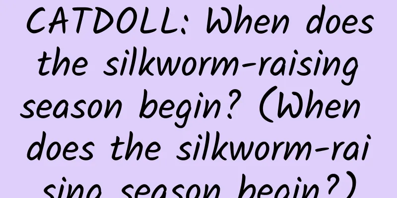 CATDOLL: When does the silkworm-raising season begin? (When does the silkworm-raising season begin?)