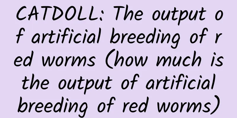 CATDOLL: The output of artificial breeding of red worms (how much is the output of artificial breeding of red worms)