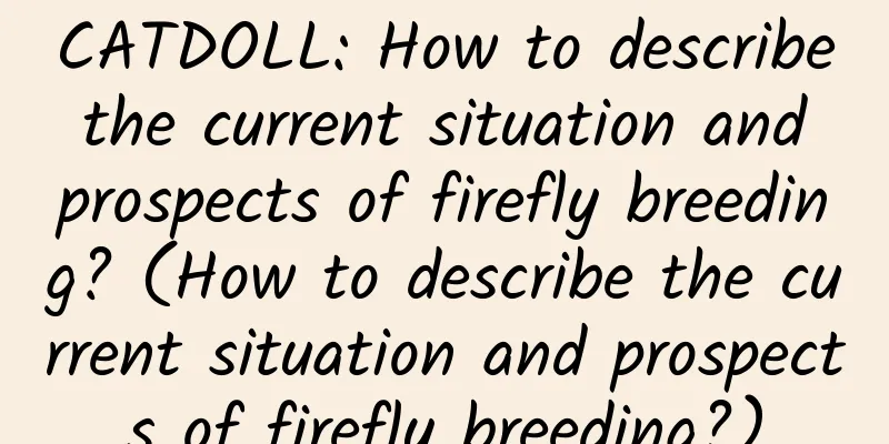 CATDOLL: How to describe the current situation and prospects of firefly breeding? (How to describe the current situation and prospects of firefly breeding?)