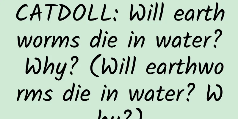CATDOLL: Will earthworms die in water? Why? (Will earthworms die in water? Why?)