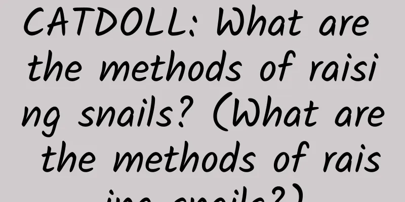 CATDOLL: What are the methods of raising snails? (What are the methods of raising snails?)