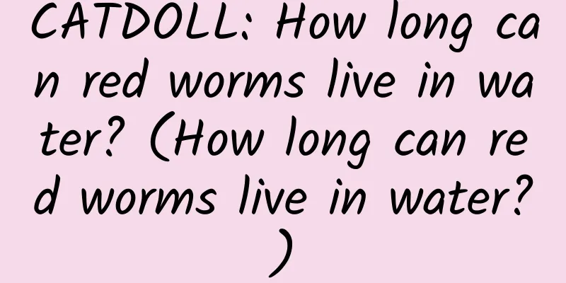 CATDOLL: How long can red worms live in water? (How long can red worms live in water?)