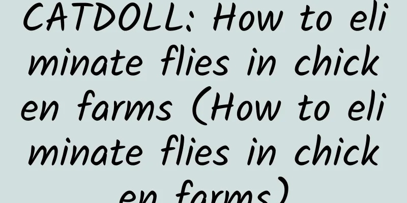 CATDOLL: How to eliminate flies in chicken farms (How to eliminate flies in chicken farms)