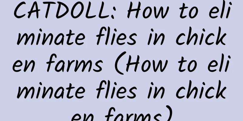CATDOLL: How to eliminate flies in chicken farms (How to eliminate flies in chicken farms)