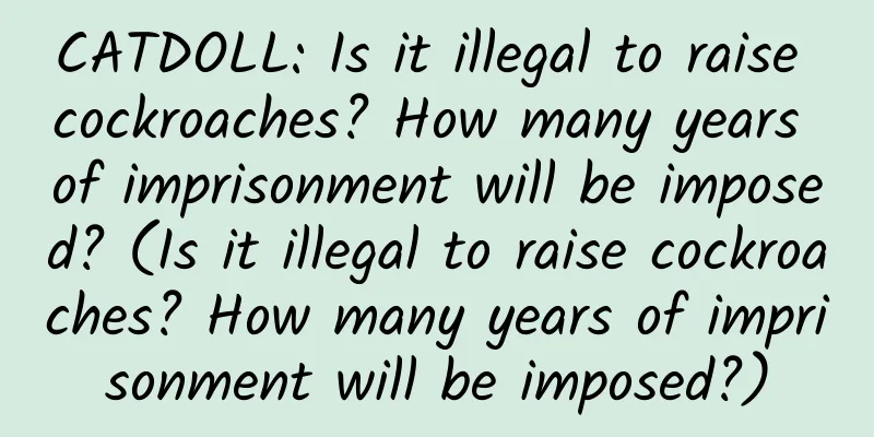 CATDOLL: Is it illegal to raise cockroaches? How many years of imprisonment will be imposed? (Is it illegal to raise cockroaches? How many years of imprisonment will be imposed?)