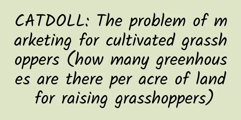 CATDOLL: The problem of marketing for cultivated grasshoppers (how many greenhouses are there per acre of land for raising grasshoppers)