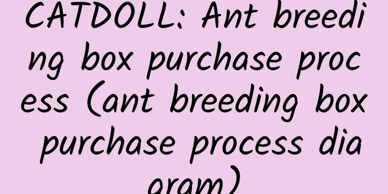 CATDOLL: Ant breeding box purchase process (ant breeding box purchase process diagram)
