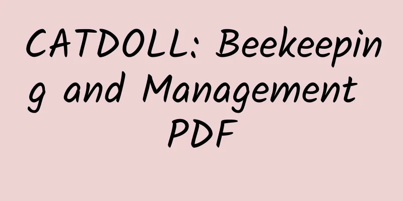 CATDOLL: Beekeeping and Management PDF