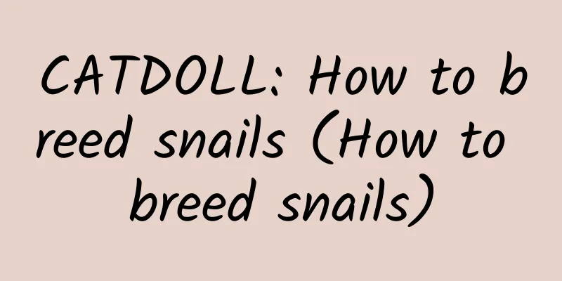 CATDOLL: How to breed snails (How to breed snails)