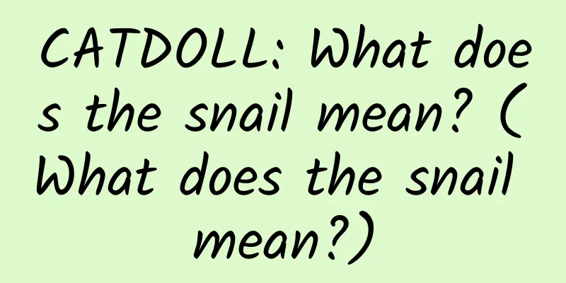 CATDOLL: What does the snail mean? (What does the snail mean?)