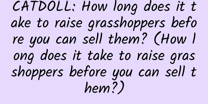 CATDOLL: How long does it take to raise grasshoppers before you can sell them? (How long does it take to raise grasshoppers before you can sell them?)