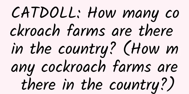 CATDOLL: How many cockroach farms are there in the country? (How many cockroach farms are there in the country?)