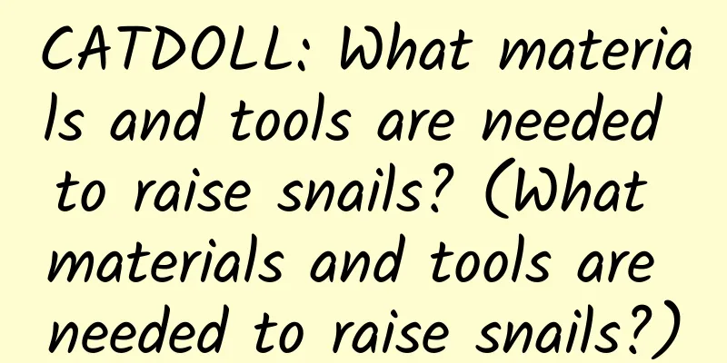 CATDOLL: What materials and tools are needed to raise snails? (What materials and tools are needed to raise snails?)
