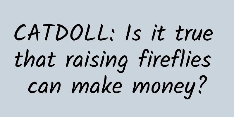 CATDOLL: Is it true that raising fireflies can make money?