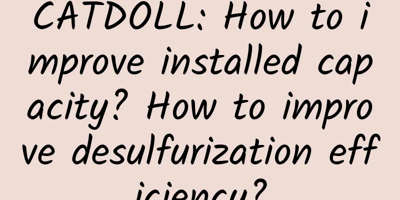 CATDOLL: How to improve installed capacity? How to improve desulfurization efficiency?