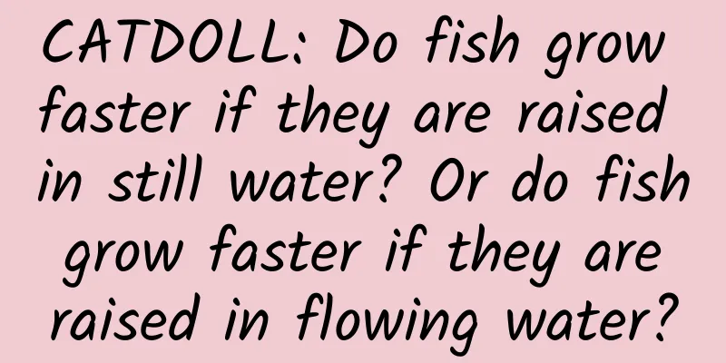 CATDOLL: Do fish grow faster if they are raised in still water? Or do fish grow faster if they are raised in flowing water?
