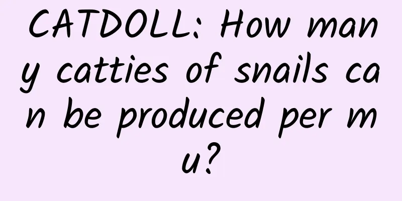 CATDOLL: How many catties of snails can be produced per mu?