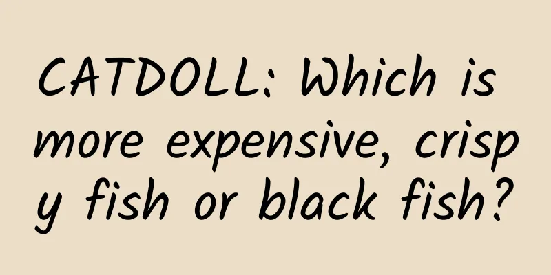 CATDOLL: Which is more expensive, crispy fish or black fish?