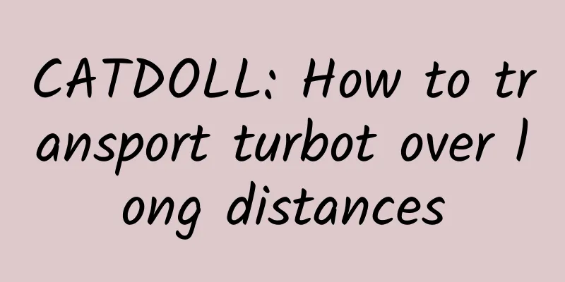 CATDOLL: How to transport turbot over long distances
