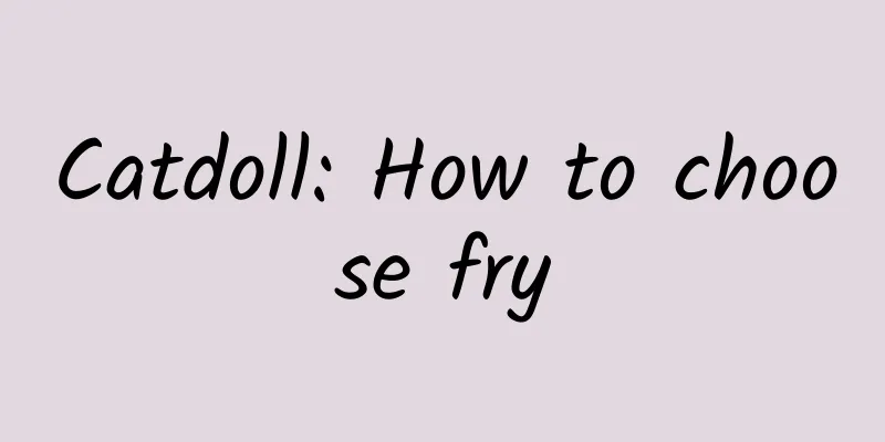 Catdoll: How to choose fry