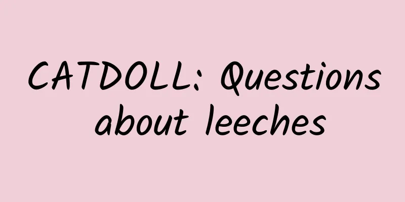 CATDOLL: Questions about leeches