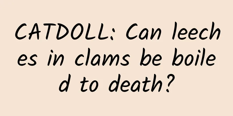 CATDOLL: Can leeches in clams be boiled to death?